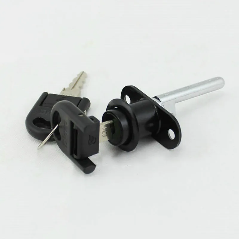 Brand New 10set Lot 19mm Black Zinc Alloy Desk Cabinet Lock With