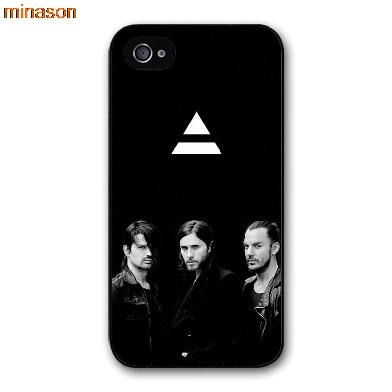 Minason 3HJ 30 Seconds To Mars Джаред Leto2 чехол для iPhone 4 4S 5 5S 5C 6 S 7 8 плюс Samsung Galaxy S5 s6 Примечание 2