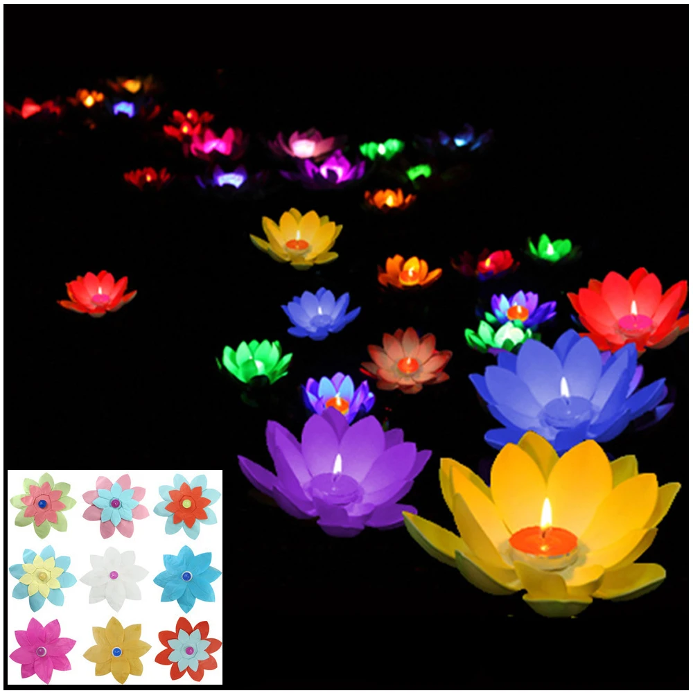 online buy wholesale floating lotus lanterns from china paper lotus flower floating lantern