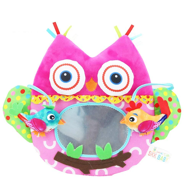 Stuffed Plush Baby Rattles Toddler Bed Elephant Owl Mirror Infant Stroller Hanging Newborn Educational Toy 0-12 Months | Игрушки и хобби