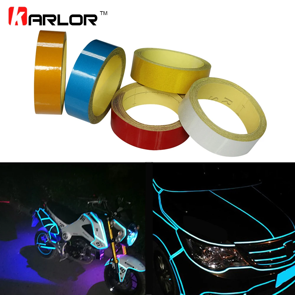 Светоотражающая лента для автомобиля 2 см * 5 м|reflective tape|reflective tape stickerstape reflective |