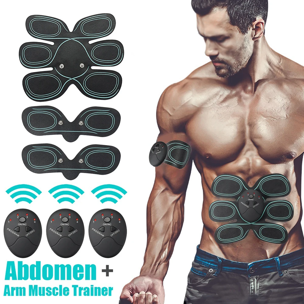 

Abdominal Muscle Stimulator Vibration Electric Abdominal Muscles Trainer Belly Leg Arm Exercise Toning Gear Workout Equipment