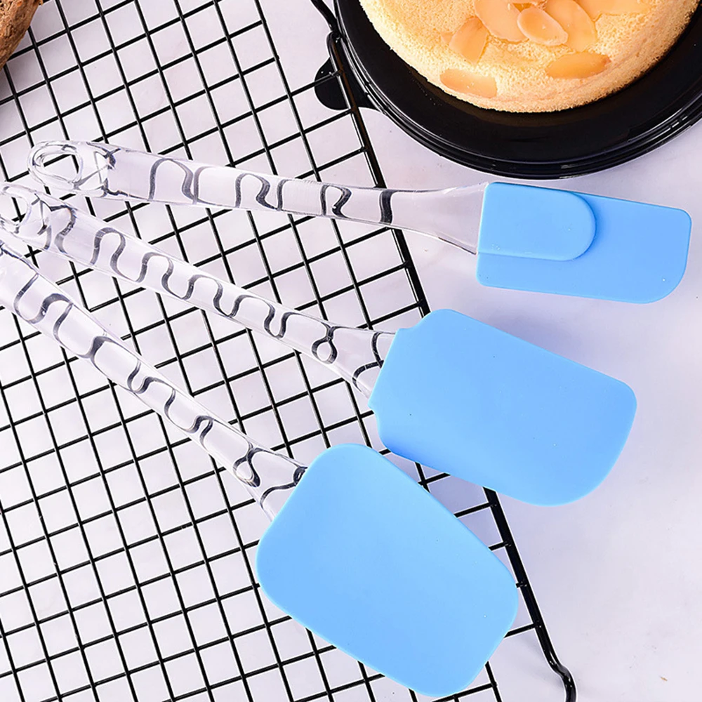 

3pcs Food Grade Silicone Cream Butter Cake Spatula Mixing Batter Scraper Butter Mixer cheese Tool Kitchenware 2018