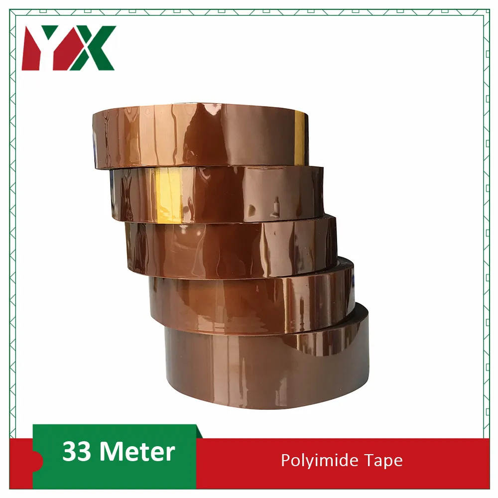 

20pcs 5mmx33M High Temperature Heat BGA Tape Thermal Insulation Tape Polyimide Adhesive Tape 3D Printing Board Protection