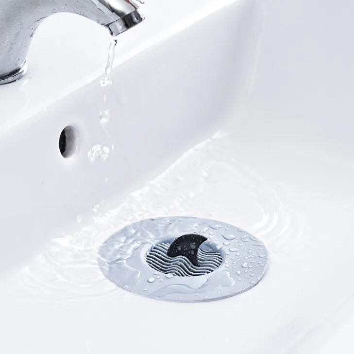 Honana Shark Fin Kitchen Sewer Floor Drain Water Filter Kitchen Sink Strainer Stopper Waste Plug Sink Filter