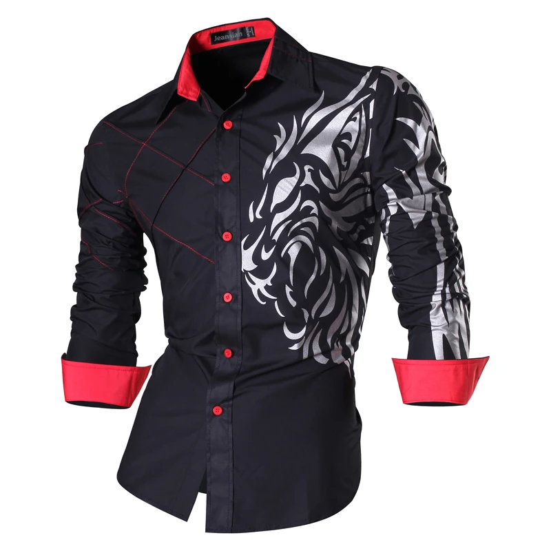 2016 Spring Autumn Features Shirts Men Casual Jeans Shirt New Arrival Long Sleeve Casual Slim Fit Male Shirts Z030