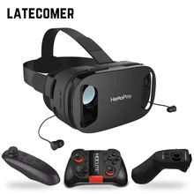 headphone upgrade version virtual reality glasses 3D VR glasses headset helmets Game box Game box VR BOX Selectable with Gamepad