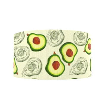 

David accessories 50yard/roll 3"75mm Fruit Printed Grosgrain Ribbon Handmade Design Cotton Ribbons DIY Sewing Fabric,50Yc7116