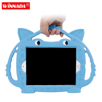 

For ipad mini 1 2 3 4 5 case Non-toxic soft silicone hand-held tablet case for Kids full body cover for ipad min 5 case