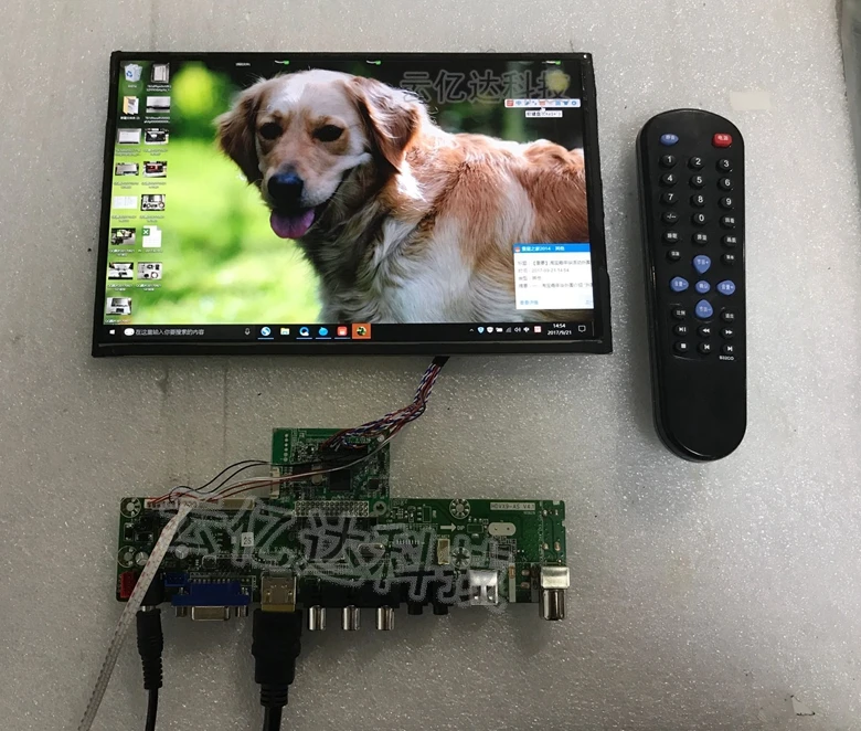

TV HDMI VGA AV USB AUDIO LCD Controller Board+10.1" B101UAN02 B101UAN01.A 1920x1200 AHAV LCD Screen