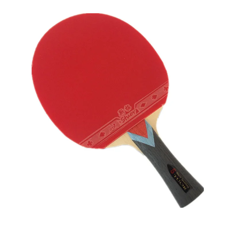 تنس الطاولة الخفافيش مضرب مع الأزرق نانو الجرافيت مضرب بينغ بونغ مجداف مجموعة مع حقيبة مزدوجة الوجه البثور في