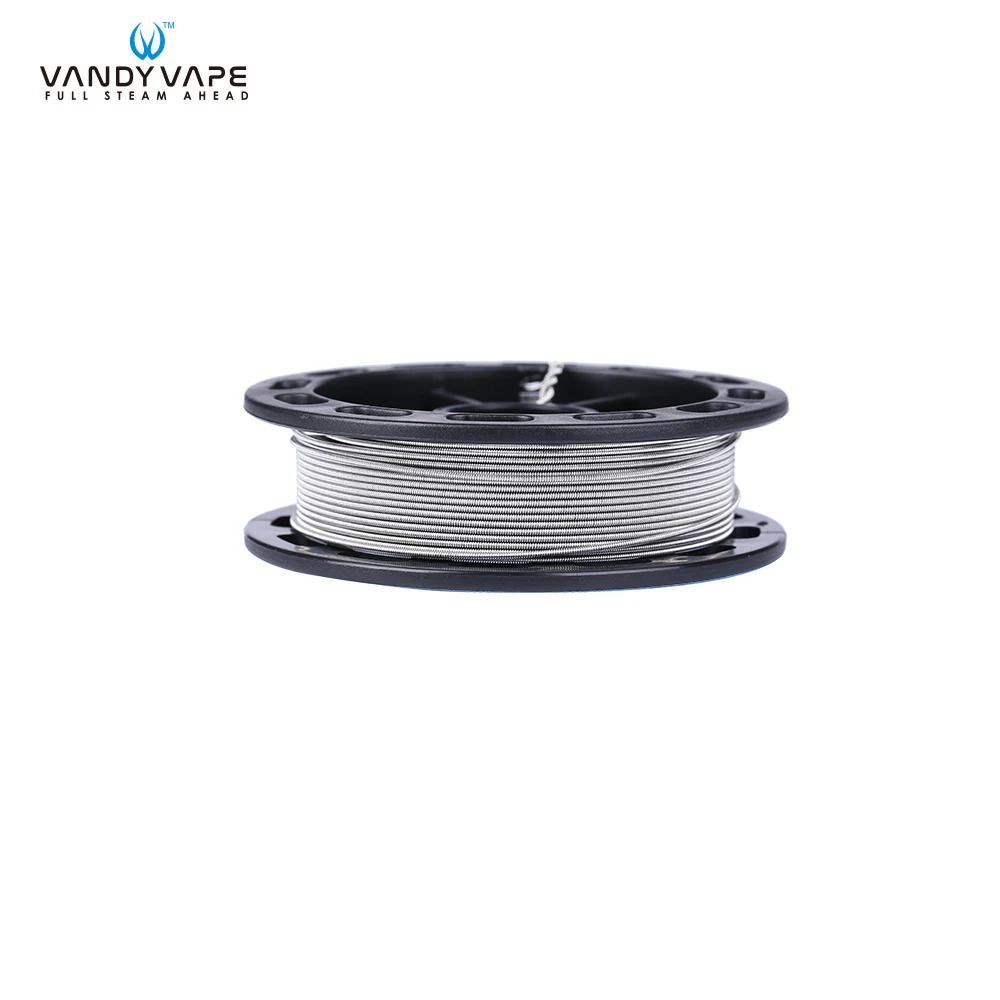 Оригинальный ВАНДИ vape SS Клэптон SS316L провод 10ft 1.86ohm 26ga + 30ga аксессуары для