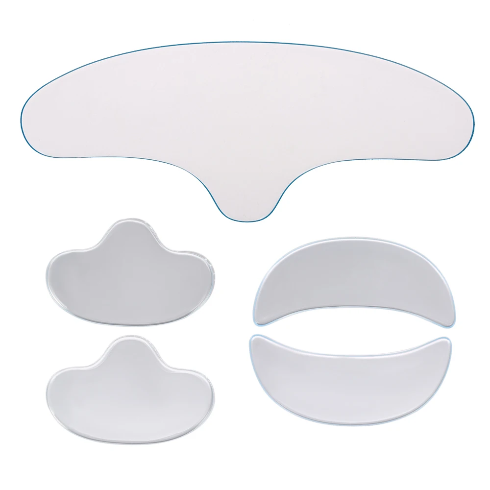 

Abody Anti Wrinkle Facial Pad Set Reusable Medical Grade Silicone Forehead Nasolabial Folds Anti-aging Mask Prevent Face Wrinkle