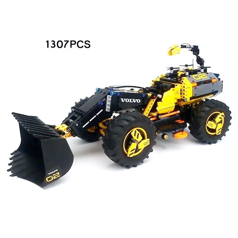 

2018 new city Engineering technics technician volvo concept wheel loader zeux building block model brick 42081 toys for boy gift