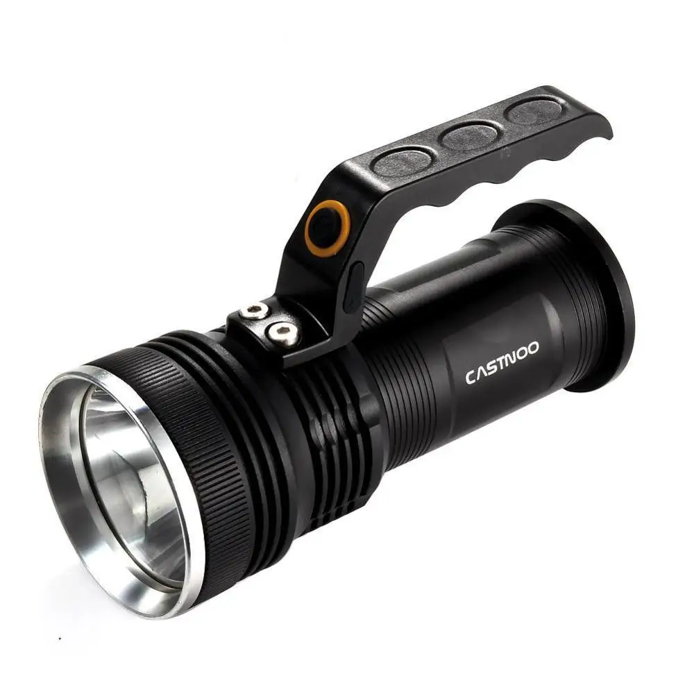 CASTNOO 8000LM 300 метров суперяркий заряжаемый прожектор водонепроницаемый портативный прожектор Открытый Кемпинг APJ - Испускаемый цвет: only flashlight