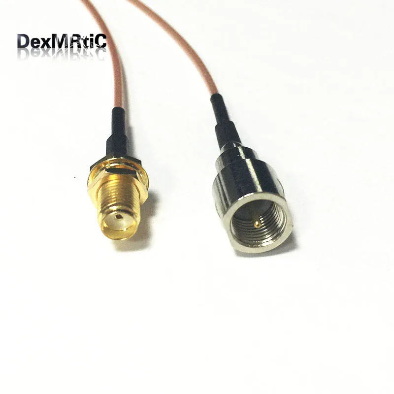 Новинка разъем SMA гайка переключатель FME штекер ОТРЕЗОК кабеля RG178 15 см 6 дюймовый