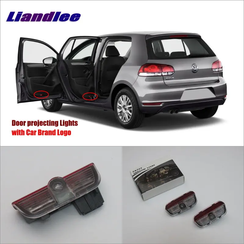 

Liandlee Car Door Ghost Shadow Lights For VolksWagen VW Scirocco 2009~2015 Courtesy Doors Lamp / LED Projector Welcome Light