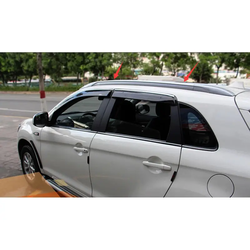 Silver Side Bars Rails Roof Rack For Mitsubishi ASX RVR Outlander sport