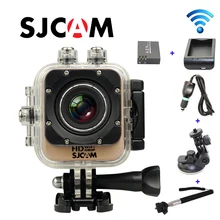 Free Shipping!!Original SJCAM M10 WiFi Mini Action Camera+Extra 1pcs battery+Battery Charger+Car Charger+Holder+The monopod