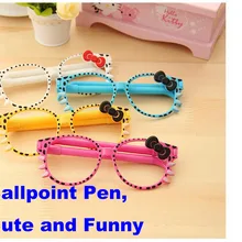 4 шт./лот шариковая ручка, милый инновационный Забавный стеклянный, наконечник пули 0,5 мм, YZB00012KT