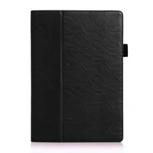 Smart Card for Lenovo TAB 2 A 10-70 Leather Cases Holder Leather Case for Lenovo TAB 2 A10-70 with Elastic Band – Black
