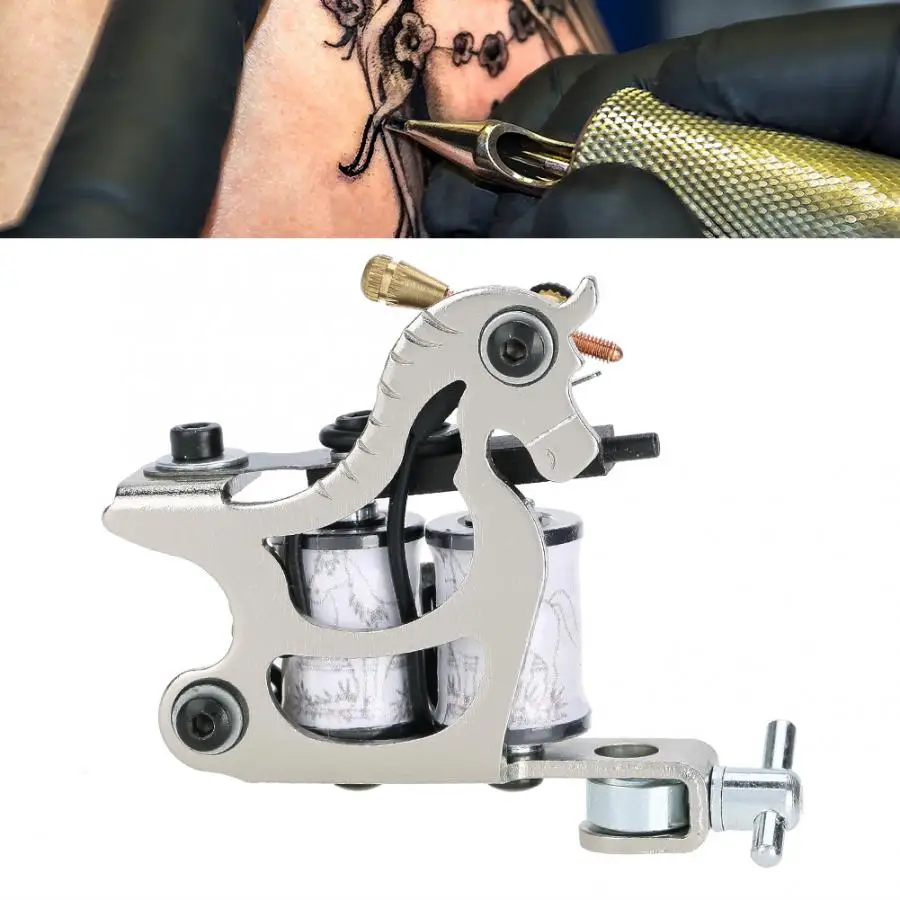

Tattoo Pen Professional Alloy Tattoo Machine Copper Coils Tattoo Liner Machine Shader Gun Tattoo Machine Rotary B