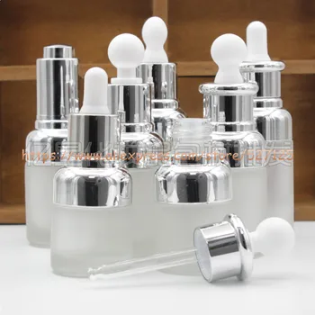 

20ml 30ml 40ml clear frosted glass bottle.essential oil/Fragrance/lotion/hand wash/Shampoo/moisturizer/facial water bottle