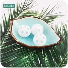 Bopoobo apertador de sino de plástico, 10 peças, chocalho de alta qualidade, bola de ruído, ecológico, cuidados dentais para bebê, seguro e natural brinquedo,