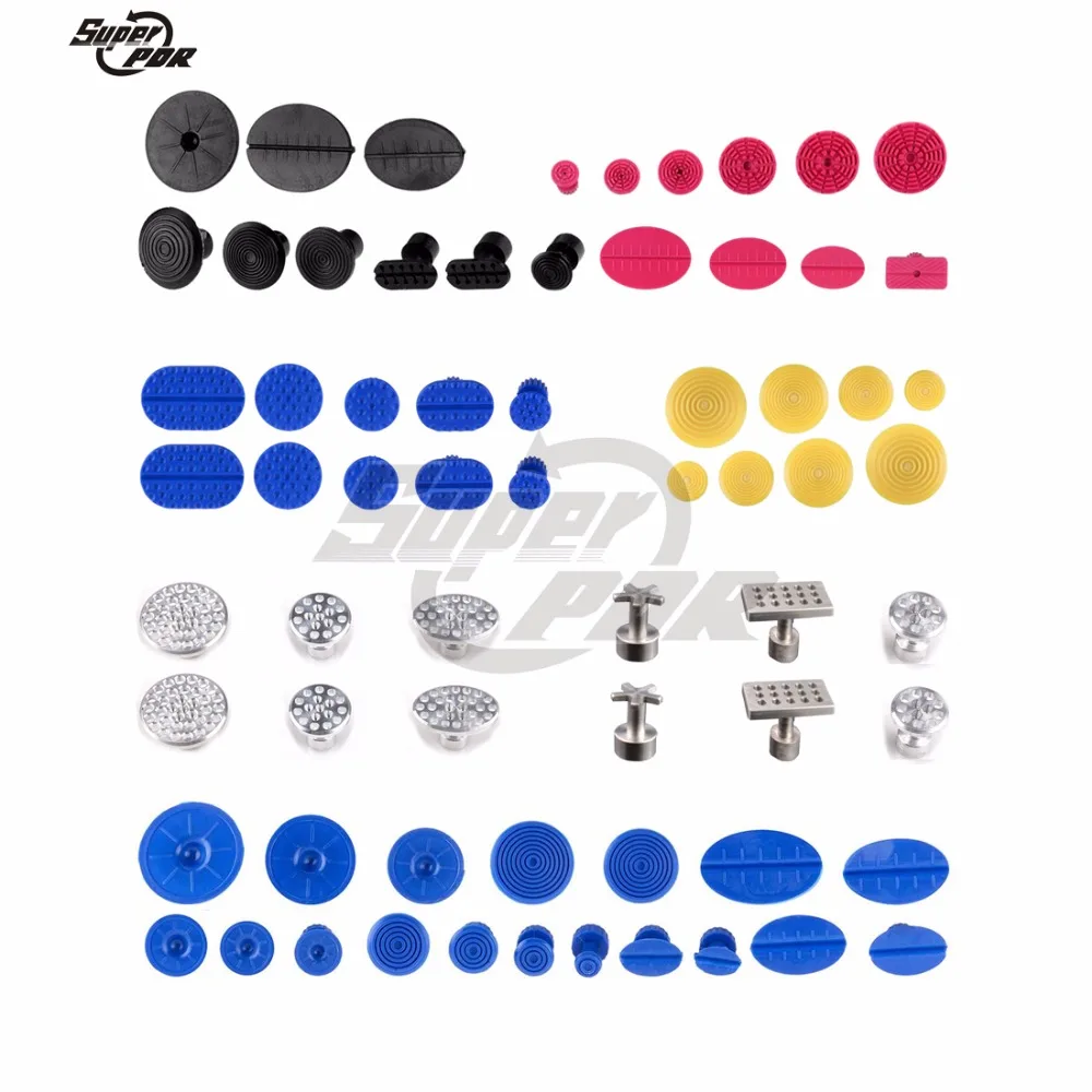 

Super PDR Tools Brand New High Quality 67pcs PDR Glue Tabs Work with Glue Puller Slide Hammer Car Dent Repair Tools Tabs Set