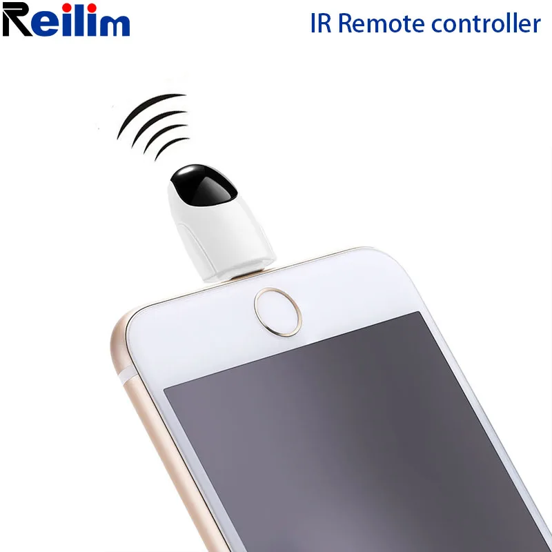 Reilim IOS мобильный телефон адаптер Беспроводной инфракрасный пульт дистанционного