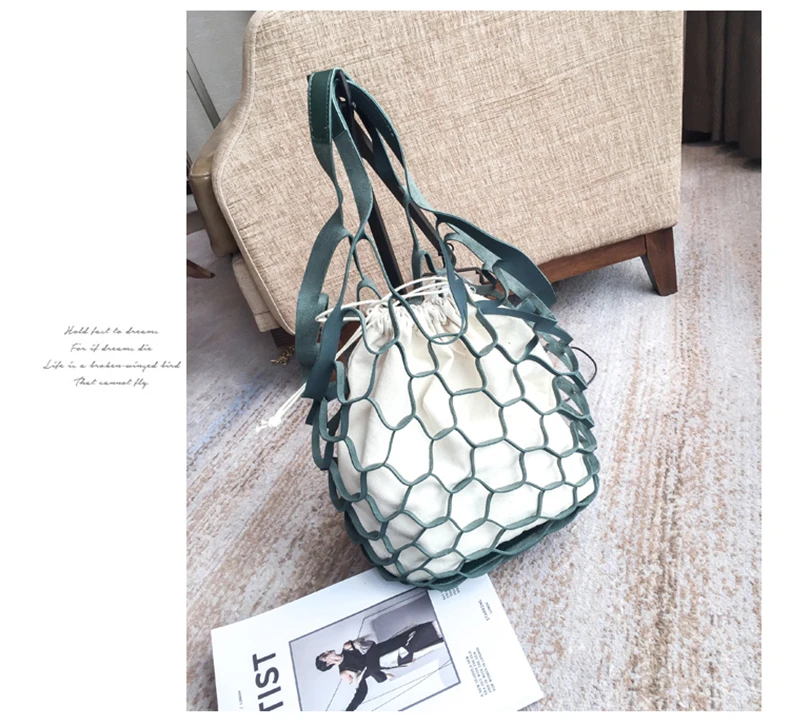 Hollow out women net bag (40)
