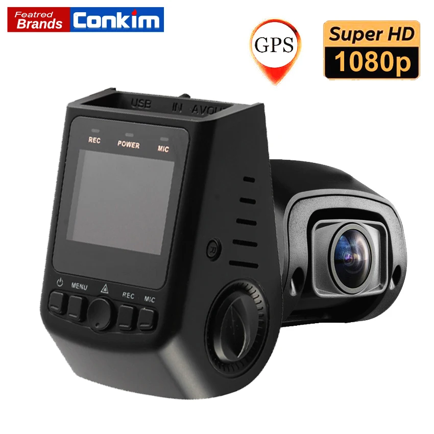 

Conkim Novatek Chip Car DVR Dash Cam Camera GPS 1080P Full HD 135 Degree Angle Super Capacitor Car Digital Camera Pro B40S/B40C