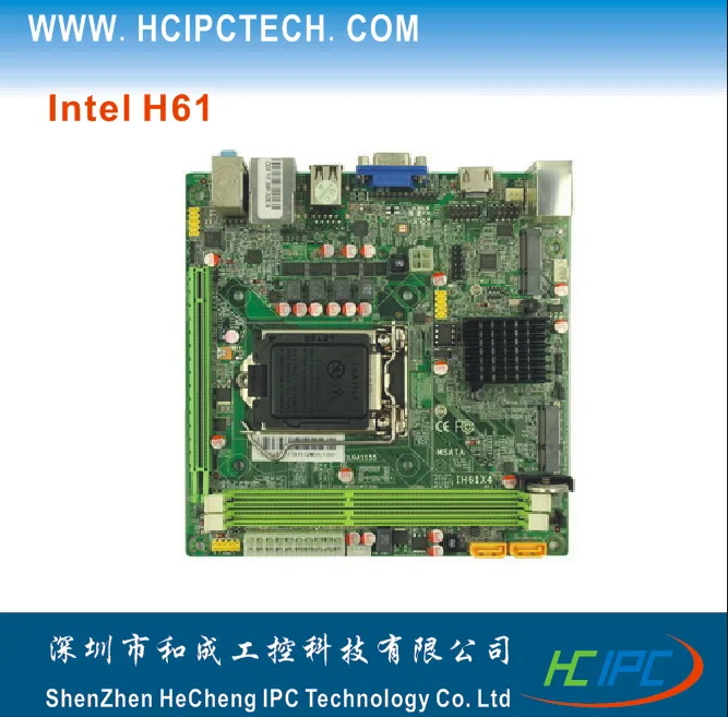 HCIPC 2043 3 ITX HCM61X11F,LGA1155 H61 Mini ITX Motherboard,Mini ITX