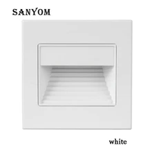 Освещения в коридоре Подсветка пола в коридоре Встраиваемый светильник для лестниц освещение стены в шаговой лампе лестничные фонари Встраиваемый светодиодный настенный светильник для проходного места