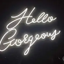 На заказ Hello Великолепный синий белый красный розовый темно-синий фиолетовый бирюзовый зеленый желтый стеклянный неоновый светильник пивной бар