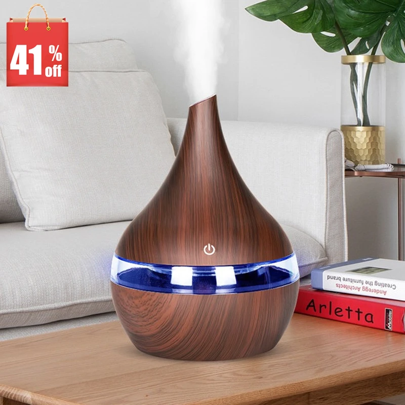 

MRF-023 USB 300ml FREE SHIPPING Essential Oil Diffuser luminous tip mini humidifier MIST air purifier aromatherapy machine