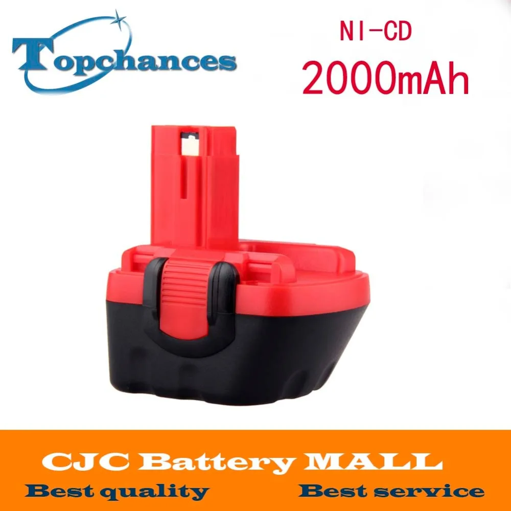 

12V 2000mAh BATTERY NI-CD For BOSCH GSR GLI 12V AHS GSB GSR PSR 12 12VE BAT043 BAT045 BAT046 BAT049 BAT120 BAT139