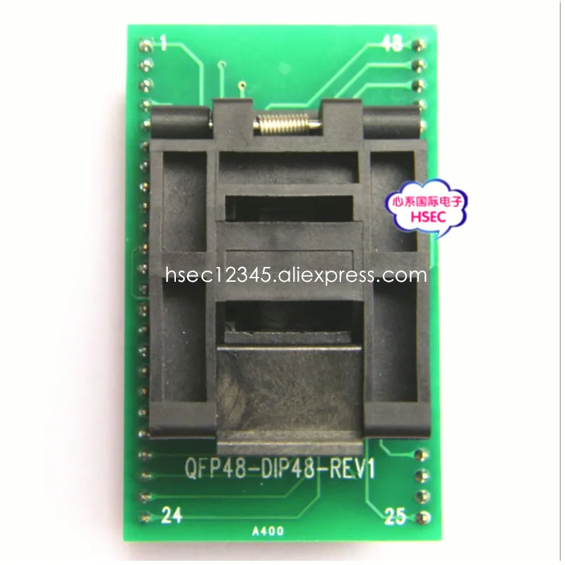 Высококачественный программируемый адаптер TQFP48 LQFP48 QFP48 к DIP48 0 5 мм|socket e27|socket outlet