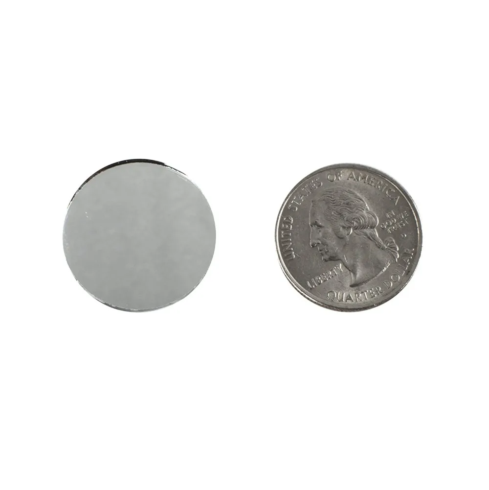Mini 2 cm pequeños círculos de espejo de vidrio redondo para proyectos de artes y artesanías, viajes, marcos, decoración