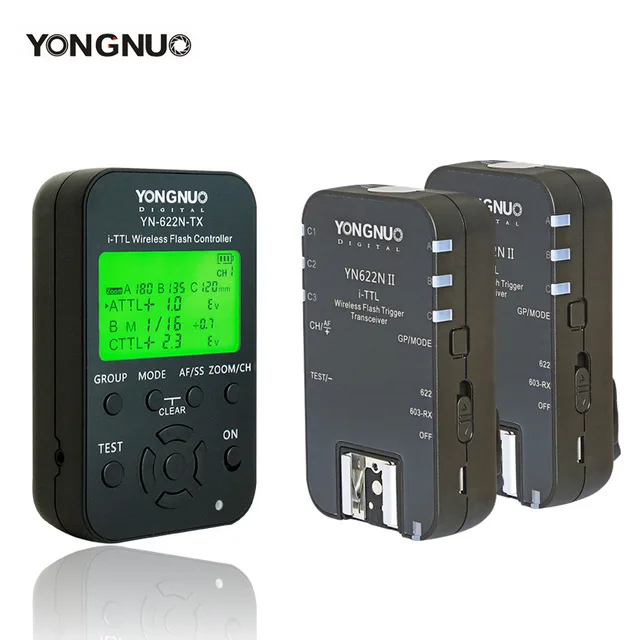 Беспроводной триггер для вспышки Yongnuo YN622N II + YN622N-TX i-TTL трансивер камеры Nikon YN565 YN568
