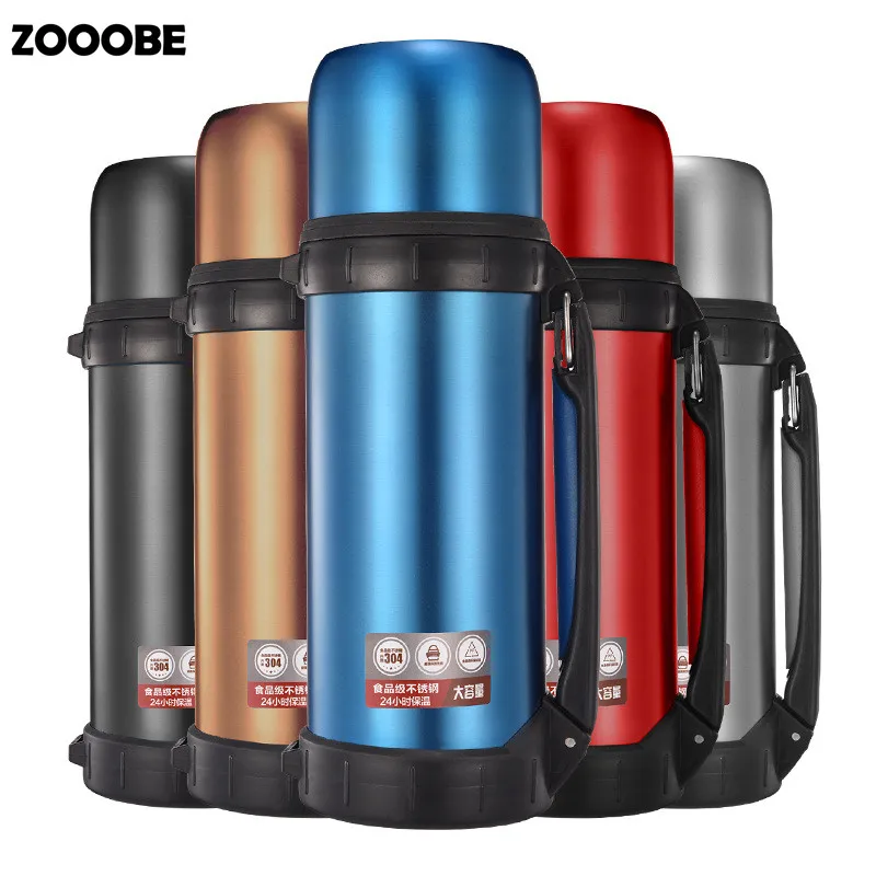 ZOOOBE 1200ml Thermos Stainless Steel Insulated Large capacity Thermo