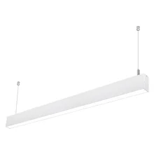 CE/ROHS включенный серебристый алюминий подвесное linkable освещение Светодиодное светильник в форме линейки 1,5 m 45 w 3000 K 4000 K 6000 K