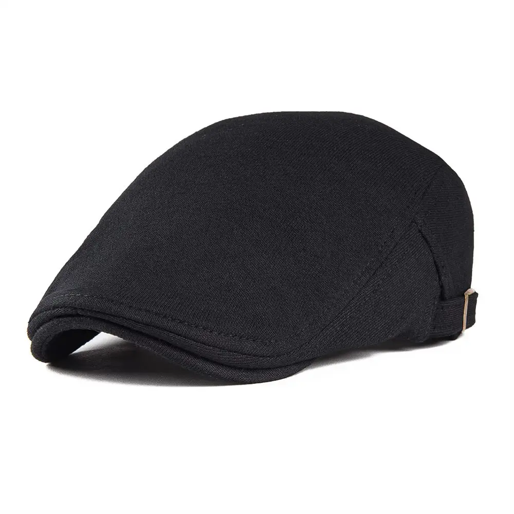 black cabbie hat