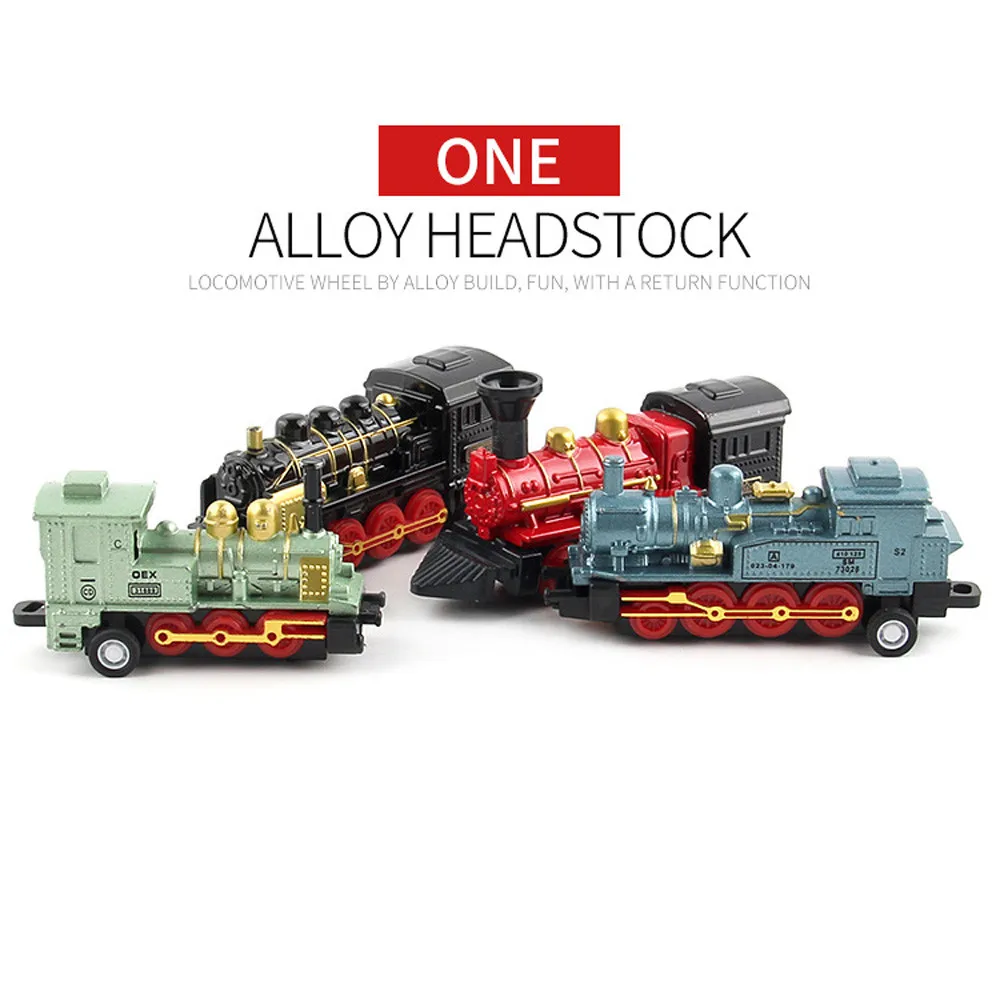 HIINST Моделирование детей мини поезд модель игрушки Ретро паровые огни модель поезда автомобили игрушка для мальчиков подарок на день рождения праздник