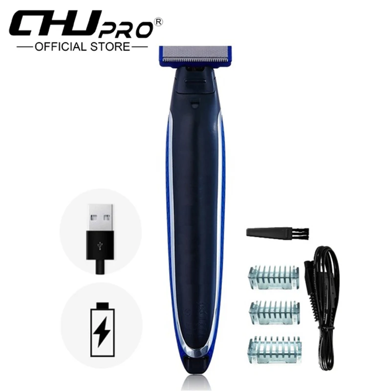 

Rechargeable Shaver Men hair trimmer beard Razor shaving remover cordless portable clipper USB Charging high quality dropship