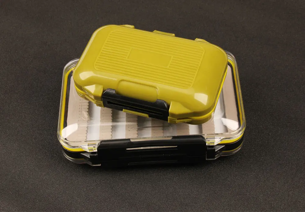 Spinpoler 1PC ABS Plastic Foam Double Side Fly Fishing Lure Fly Tying Boxes Artificial Insect Bait Hook Storage Box  (1)