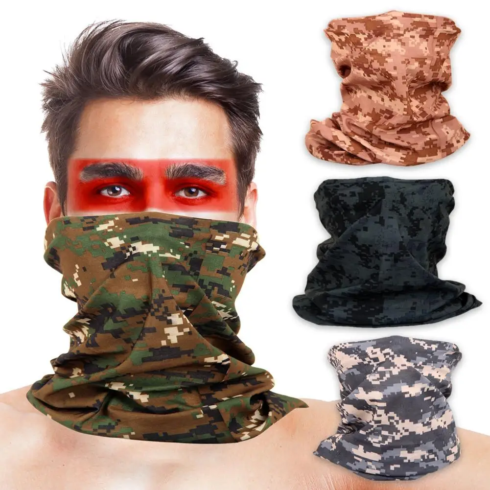 

Multifunctional Camouflage Bandanas Face Mask Neck Scarf Headband for Cycling