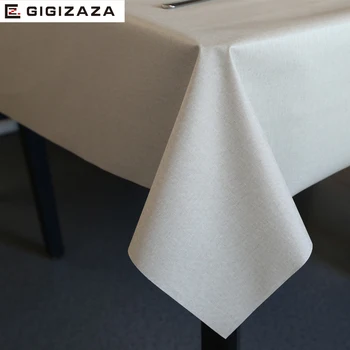 

Solid Ivory PVC Table Cloth Protector Desk Pad Soft Glass Dining Tablecloth Transparent Top Table Cloth Plastic Mat 137