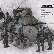 Фигурки из смолы 1:35 модель комплект солдат(8 шт./лот) солдат(не включает автомобиль) S39D