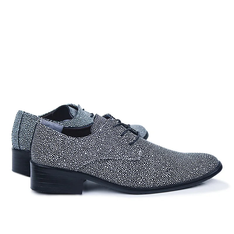 designer rhinestones leather shoes men italian fashion wedding party male footwear evening boy brogue dress oxford shoes for men (3)